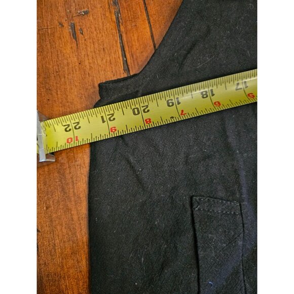 NEW Overalls Wide Leg Cropped Size XL Black Yesno - Picture 4 of 8